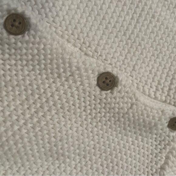 Carter's White Knit Sweater - Picture 3 of 6